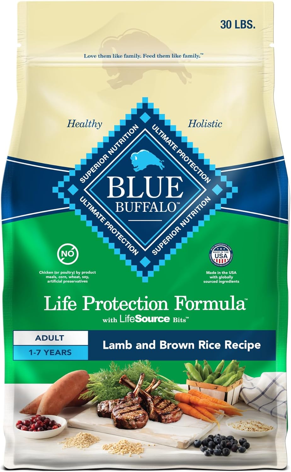 Blue Buffalo Life Protection Formula Dry Dog Food for Strong Muscles