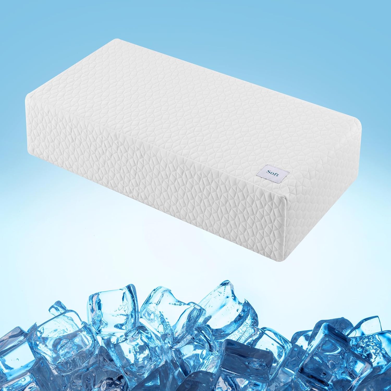HARBOREST Ice Cube Cooling Pillow for Side Sleepers Comfort