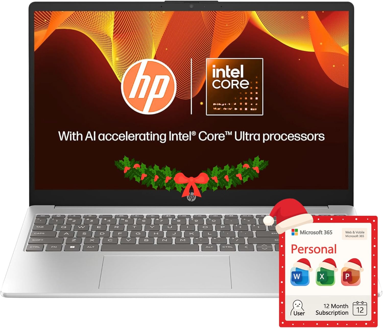 HP 15.6 Laptop with Microsoft 365 and 1.1TB Storage Options