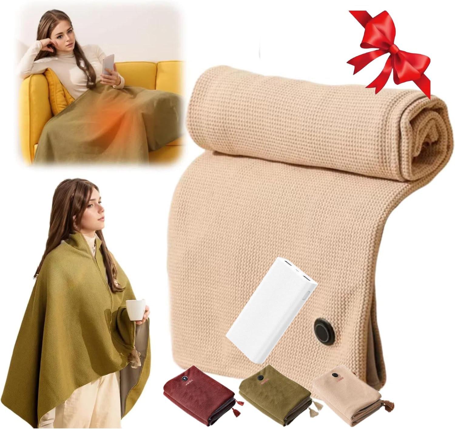 Portable Heated Shawl with Rapid Heating for Ultimate Comfort
