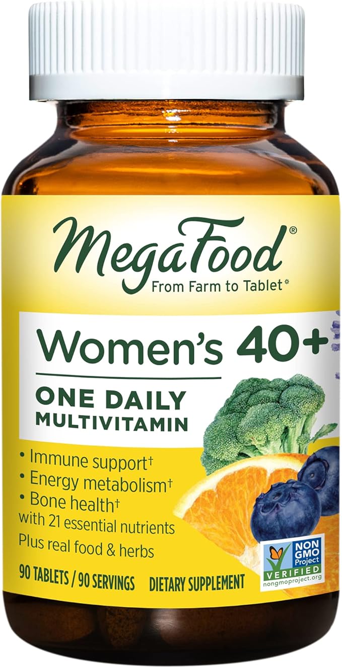 MegaFood Women's 40+ One Daily Multivitamin for Energy & Health