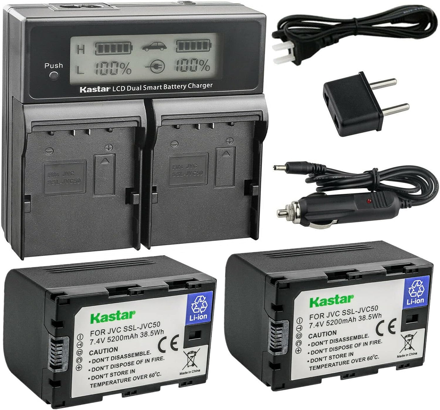 Kastar 2-Pack SSL-JVC50 Battery and Dual Fast Charger Review