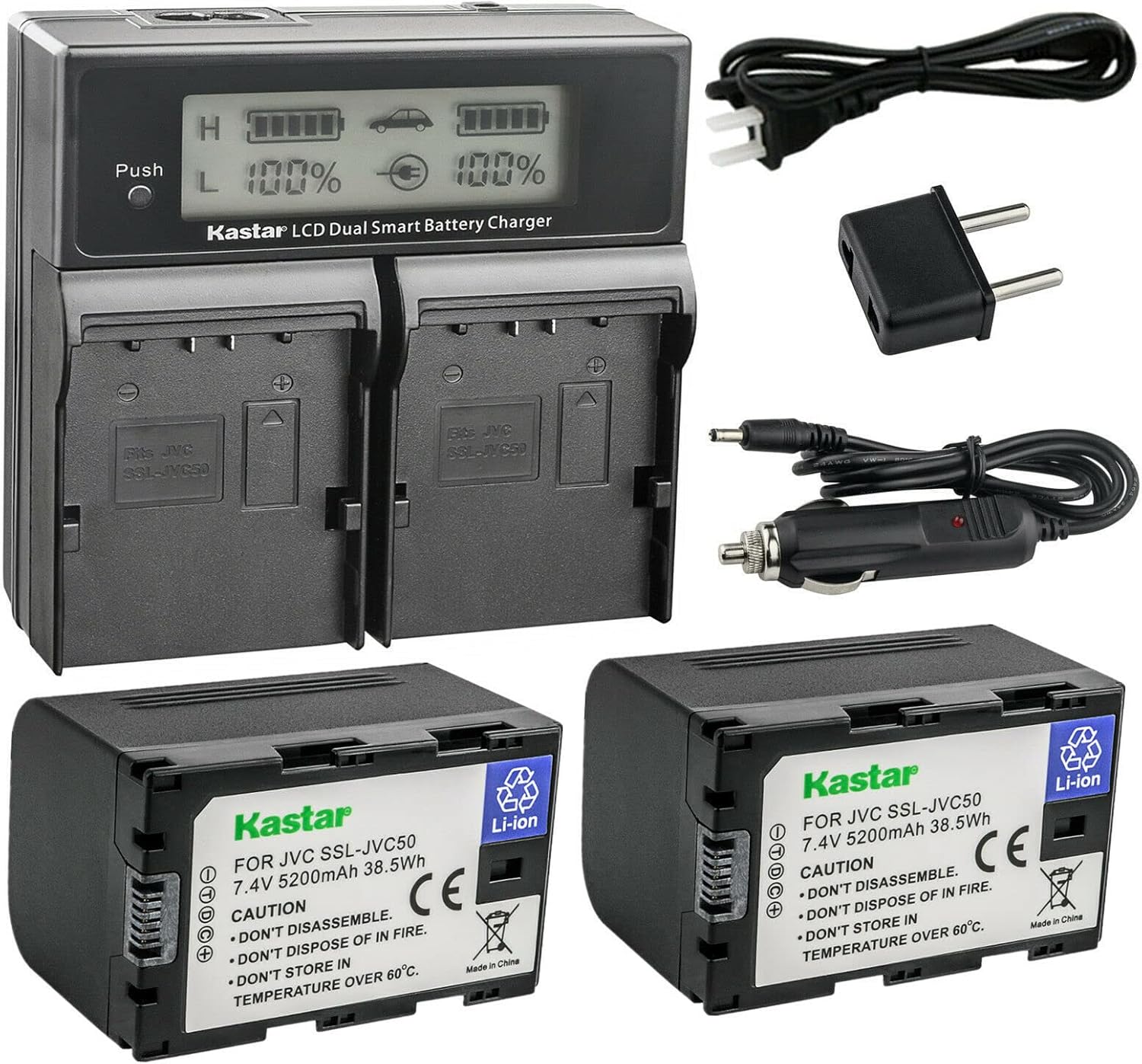 Kastar 2-Pack SSL-JVC50 Battery and Dual Fast Charger Review