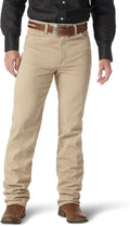 Wrangler Men's Cowboy Cut Slim Fit Jean in Prewashed Tan - Tall Sizes