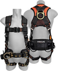 Full Body Safety Harness with Suspension Trauma Straps - Orange