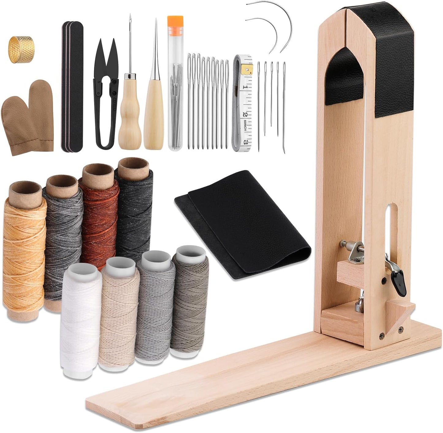 LUNARM Leather Stitching Pony - Essential Tool for DIY Leatherwork