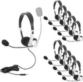 Mobile-Ready Multimedia Headset with Volume Control - Pack of 10