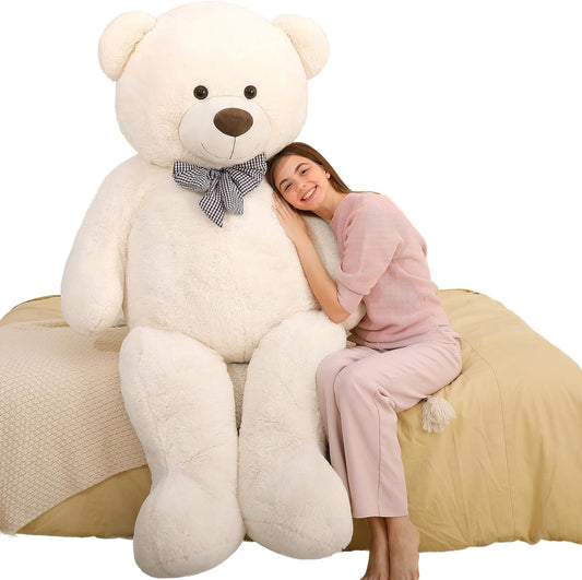 MaoGoLan Giant White Teddy Bear Plush Gift for Loved Ones