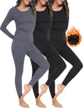 Soft Long Johns Thermal Set for Women with Fleece Lining