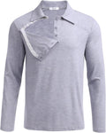 Unisex Chemo Shirts for Men Post Shoulder Surgery - Long Sleeve