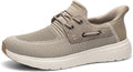 Men's Hands Free Slip-on Loafers Breathable Knit Casual Shoes
