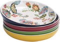 Bico Protea Cynaroides Pasta Bowls Set of 4 - Large 35oz Ceramic Salad