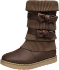 Girl's Winter Snow Boots Faux Fur Lined Mid Calf - Cozy, Cute Fit
