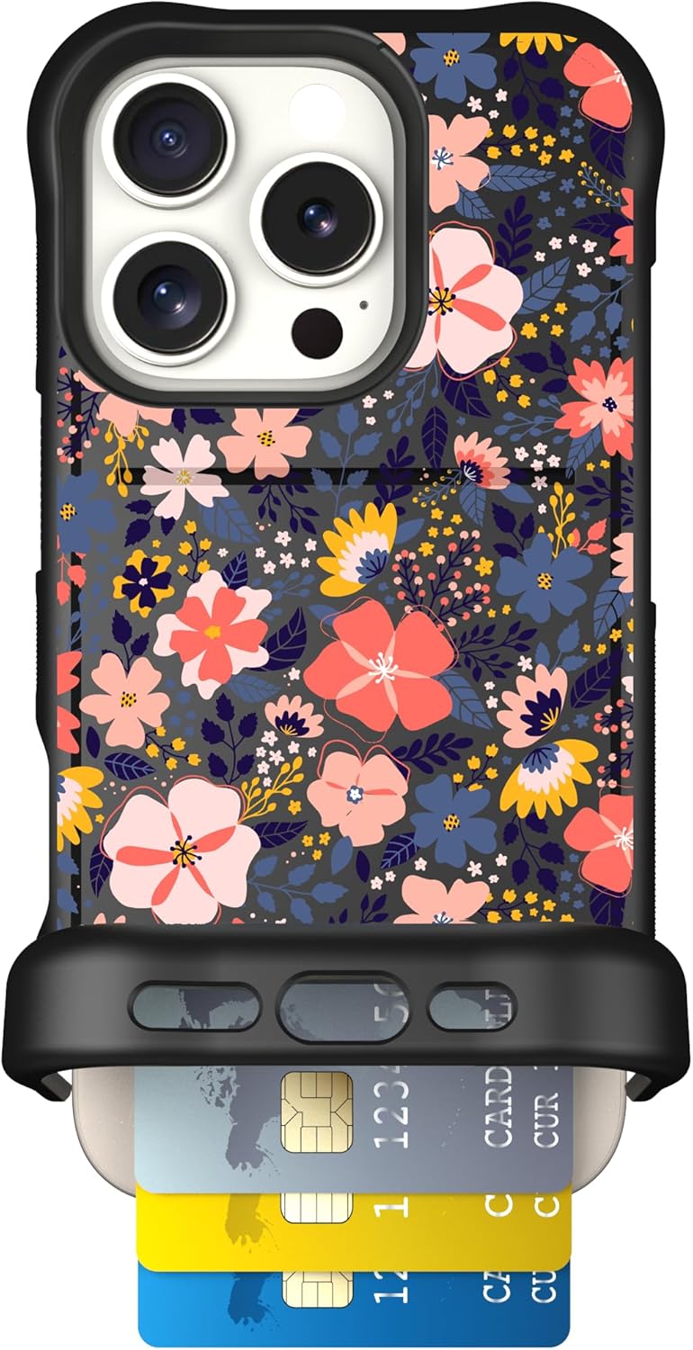 Scooch iPhone 16 Pro Case with Card Holder and Drop Protection