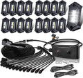White Rock Lights LED Rock Lights Kit 16PCS Pure White - High Output