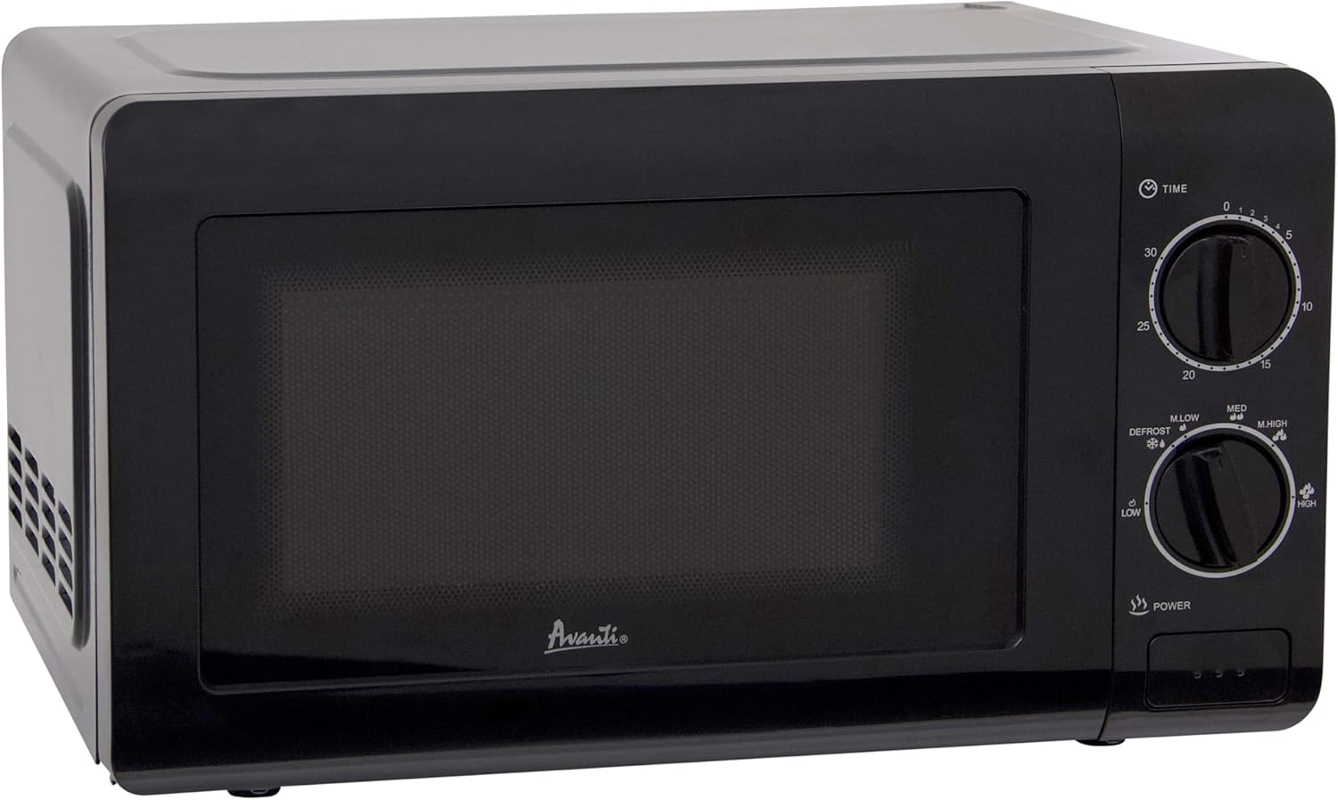 Avanti 700W Compact Microwave Oven: 5 Power Settings & Defrost