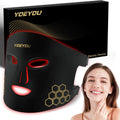 Red Light Therapy for Face LED Mask - Portable Rechargeable Skincare