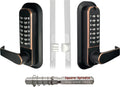 JOUNJIP Double-Sided Mechanical Keyless Combination Lever Handle Door