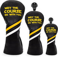 Golf Headcovers May The Course Be with You - Premium Leather