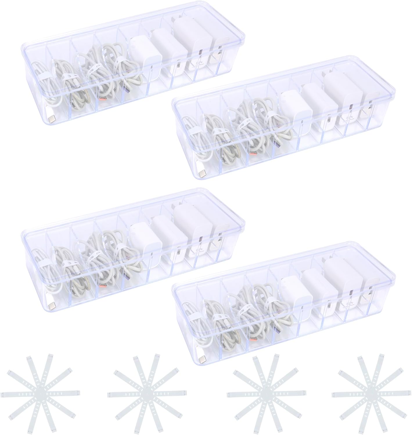 Securely Organize Cords: JUNJIAHAOZHU Cord Storage Box