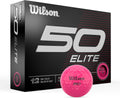 Wilson Fifty Elite Golf Balls - 12 Pack | Maximize Distance & Accuracy!