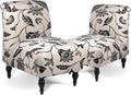 Armless Accent Slipper Chair Cover Slipcover - Stretch Fit Refresh