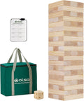 Olsa Jumbo Tumble Tower Outdoor Game 60pcs Large Blocks - Family Fun