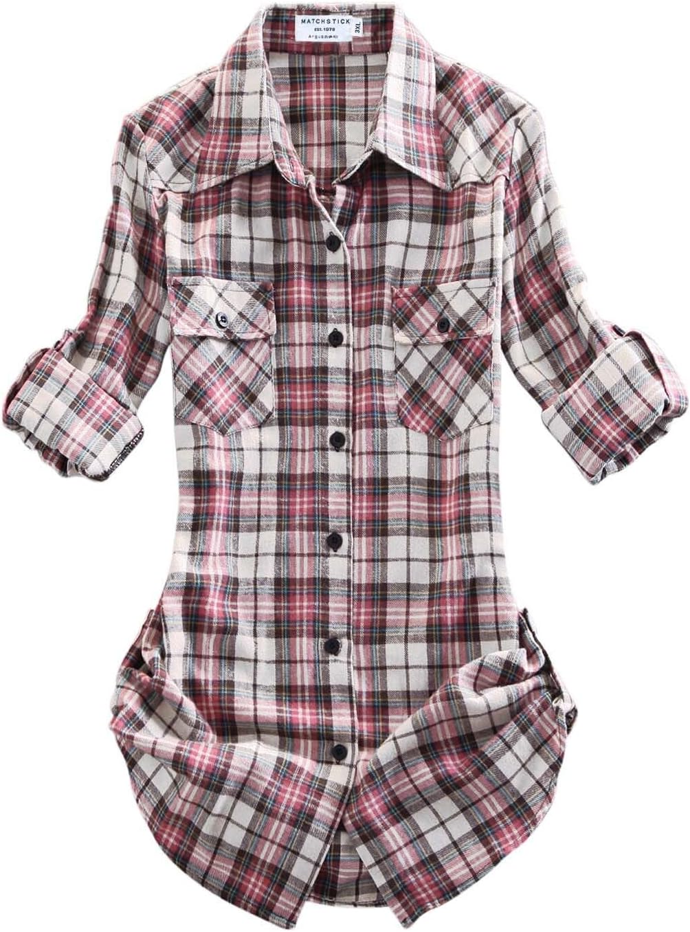 Match Womens Button Down Flannel Plaid Shirts for Every Occasion