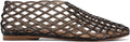 Red Jelly Mesh Ballet Flats for Women - Comfortable Clear Jellies