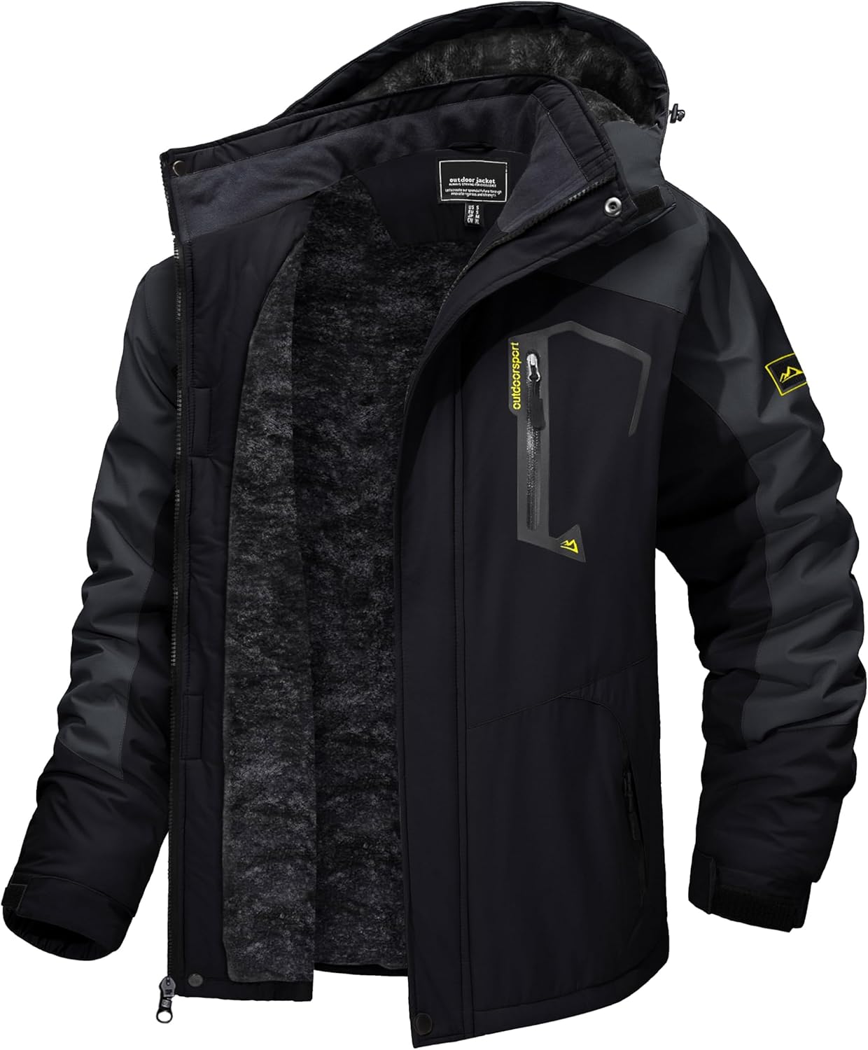 TACVASEN Men's Winter Skiing Jackets for Outdoor Sports Enthusiasts