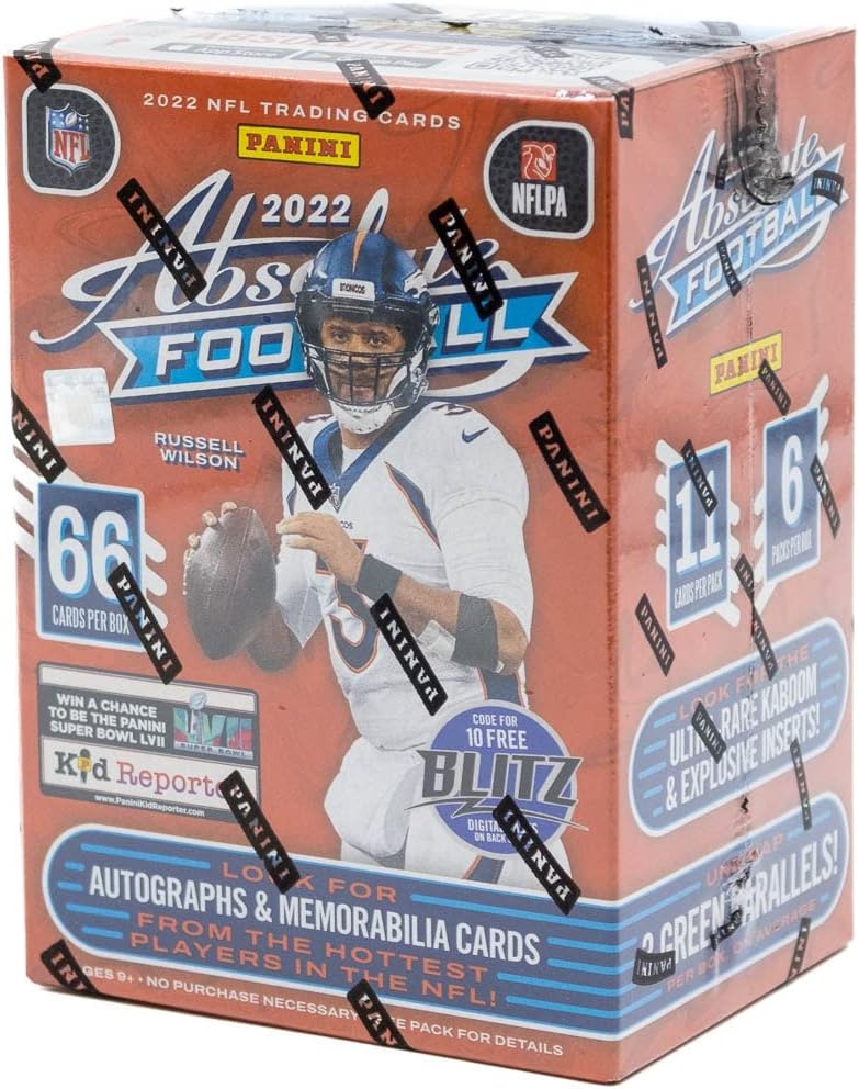 2022 Panini Absolute Football Trading Card Blaster Box Review