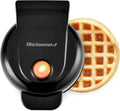 Elite Gourmet 5 Mini Waffle Maker | Nonstick & Versatile