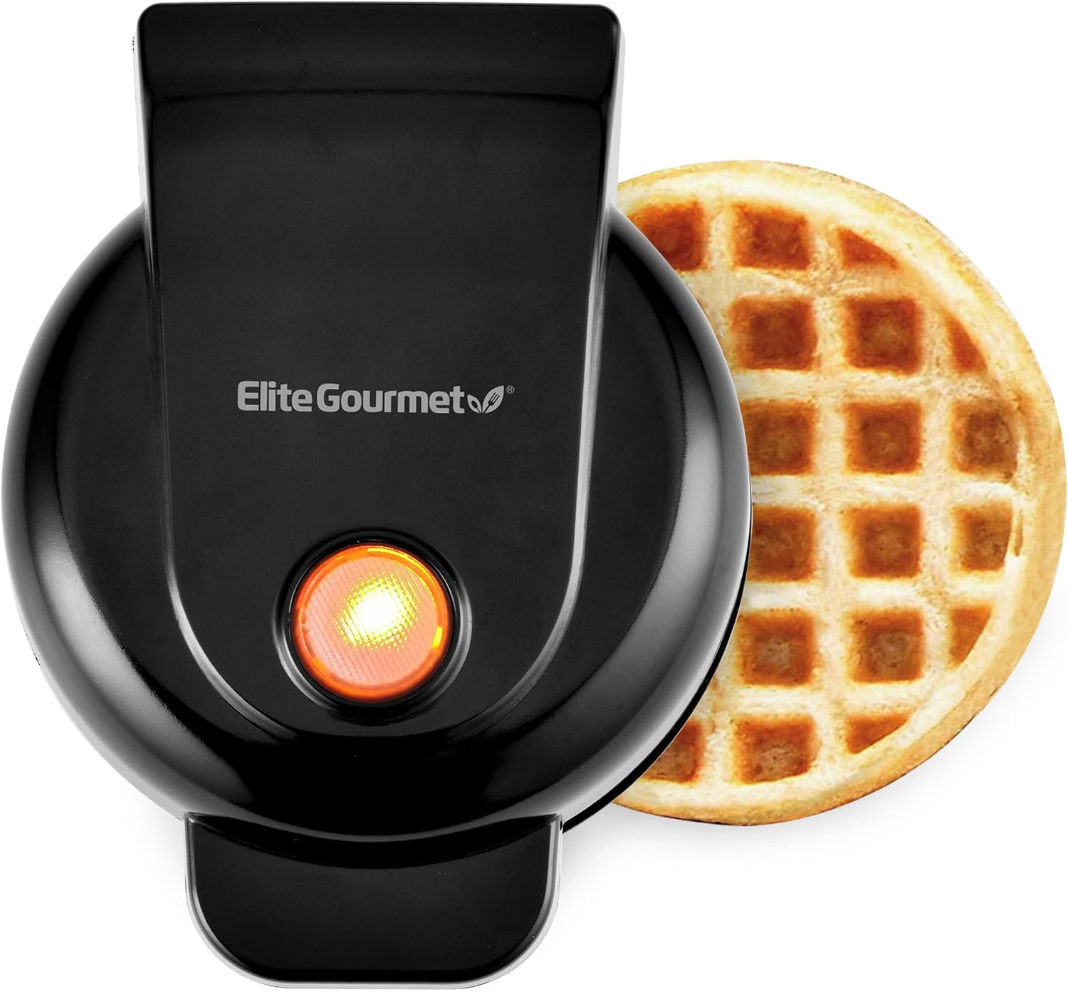 Elite Gourmet 5 Mini Waffle Maker | Nonstick & Versatile