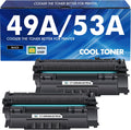 49A Q5949A Toner Cartridge Black 2-Pack for HP Printers