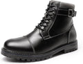 Bruno Marc Men Oxfords Motorcycle Boot - Durable Dress Boot
