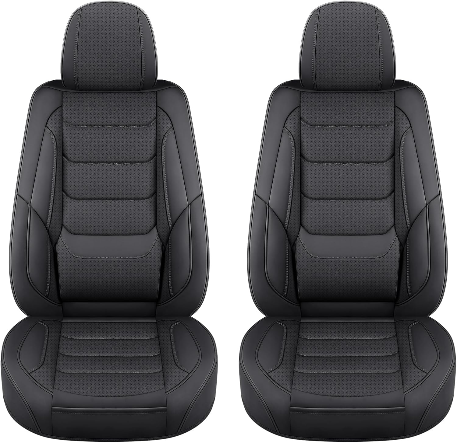 Leather Car Seat Covers Waterproof Breathable Protectors Universal Fit