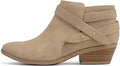 Soda SWEETEN Women's Closed Toe Multi Strap Ankle Bootie Block Heel
