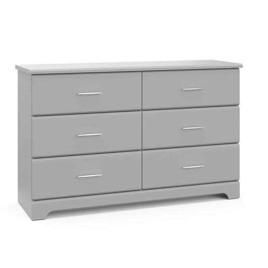Storkcraft Brookside 6-Drawer Dresser for Kids and Nursery