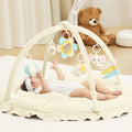 ANGELBLISS 5 in 1 Baby Play Gym Mat - Reversible Thick Playmat