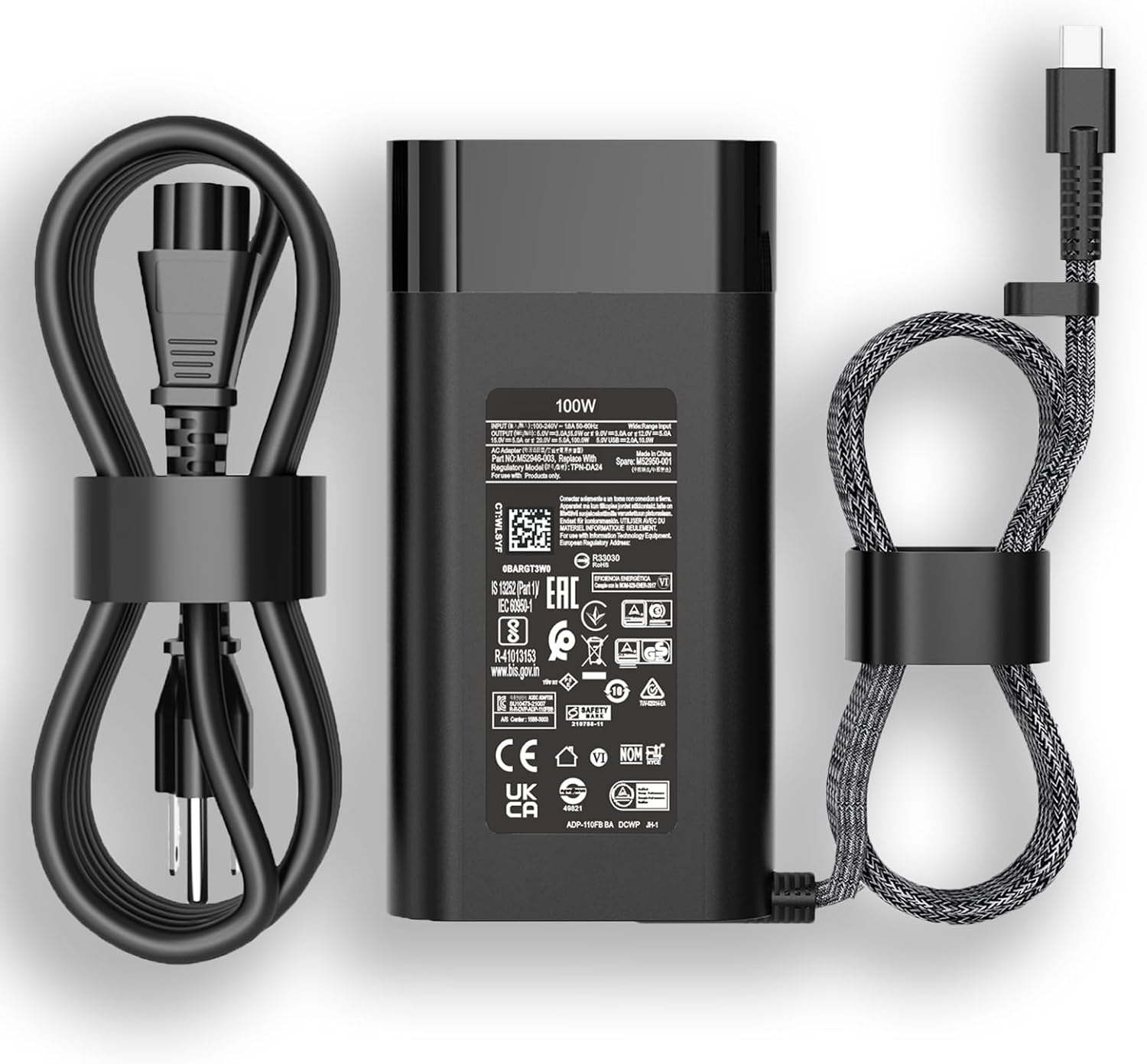 100W USB-C Charger for HP Spectre Fold and Pavilion Plus Laptops