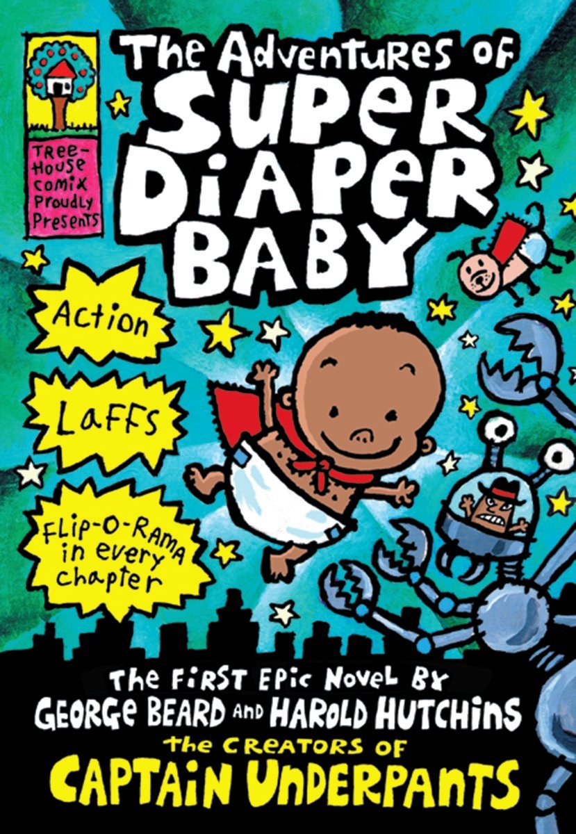 Super Diaper Baby Graphic Novel by Dav Pilkey