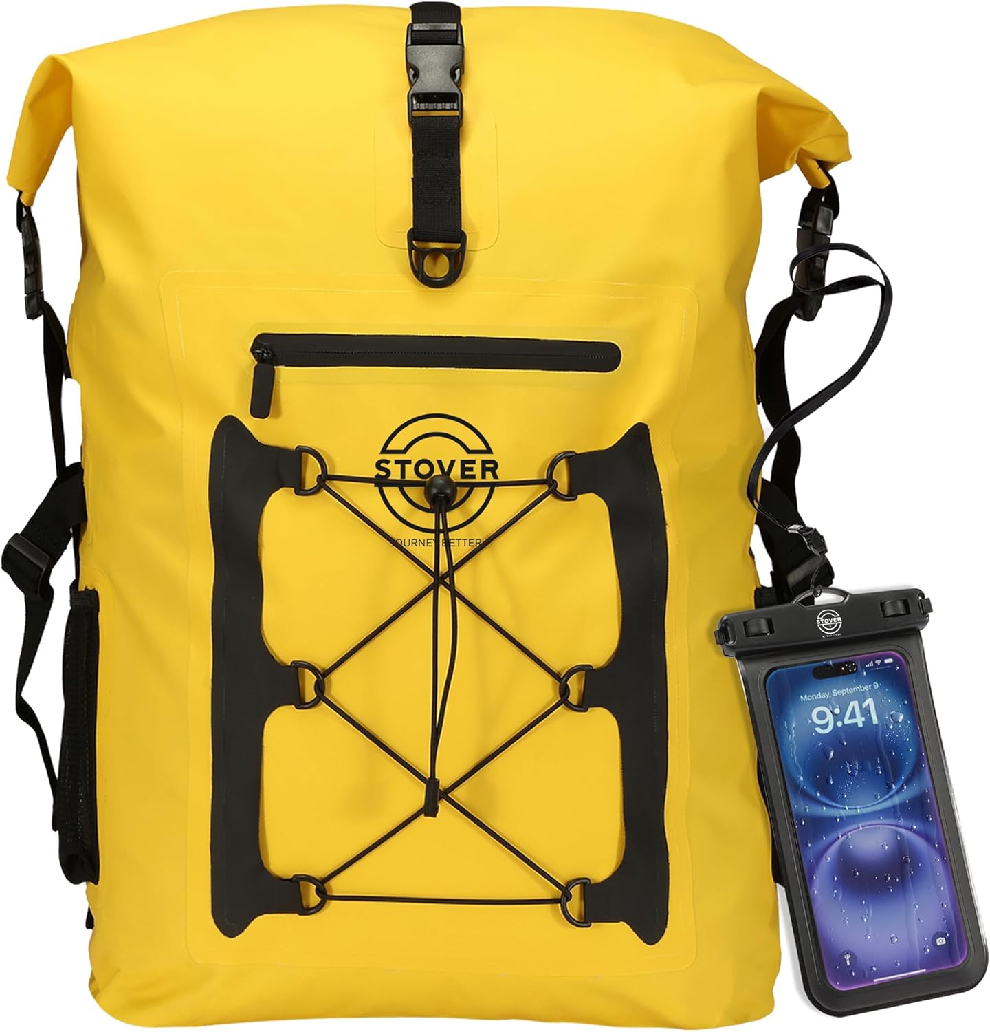 STOVER Waterproof Backpack for Kayaking, Hiking, and Travel