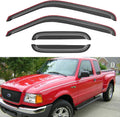 In-Channel Window Visors Rain Guards for 1999-2011 Ford Ranger