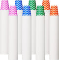 1000 Pack 5oz Paper Cups Multicolor Strip Design - Bulk Bathroom