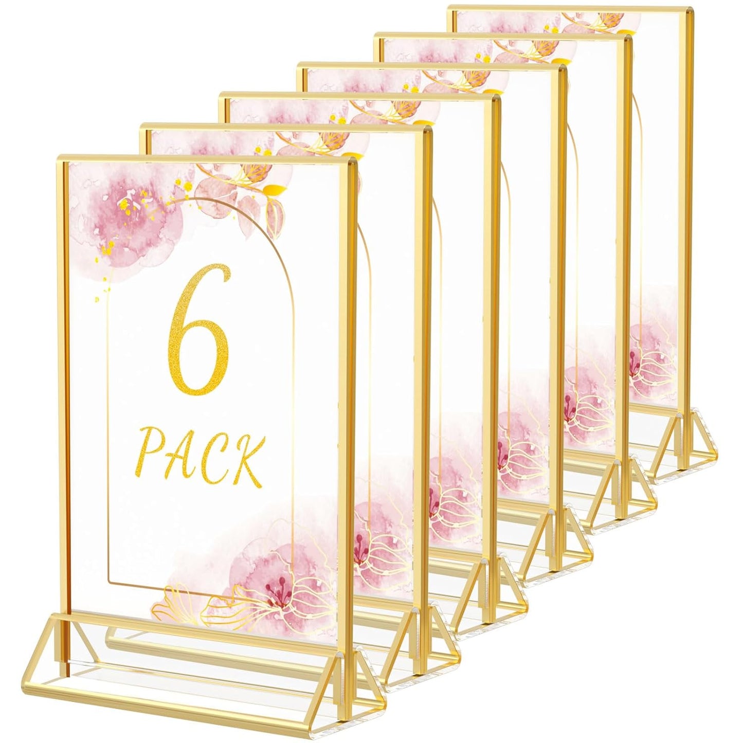 HIIMIEI Acrylic Sign Holders 8.5 x 11 for Elegant Displays