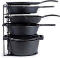 Cuisinel Heavy Duty Pots and Pans Organizer - Extra Large 5-Tier Rack
