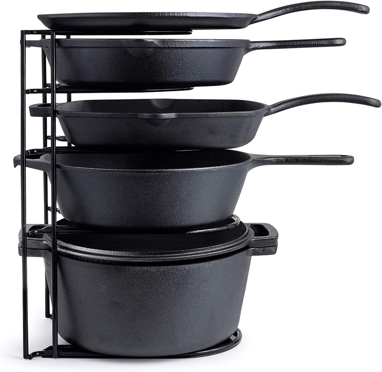 Cuisinel Heavy Duty Pots and Pans Organizer - Extra Large Rack