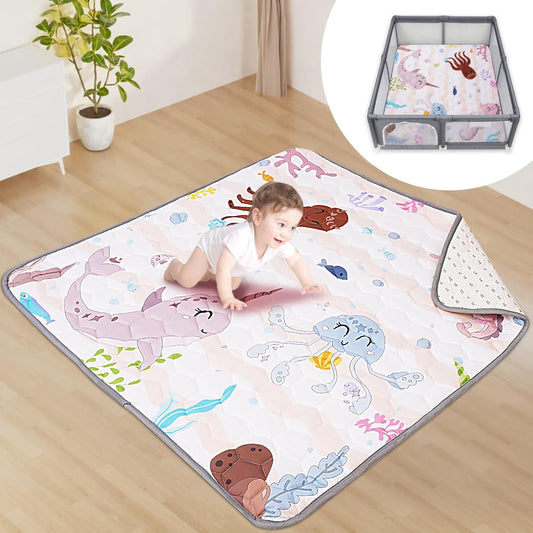 Soft & Safe Marine Animals Baby Play Mat by FAMOPLAY