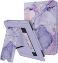 Fintie Stand Case for 6ft Kindle 11th Gen - Lilac Marble