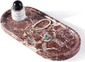 Koville Norway Natural Marble Tray, 12in x 6in Vanity Decorative Tray